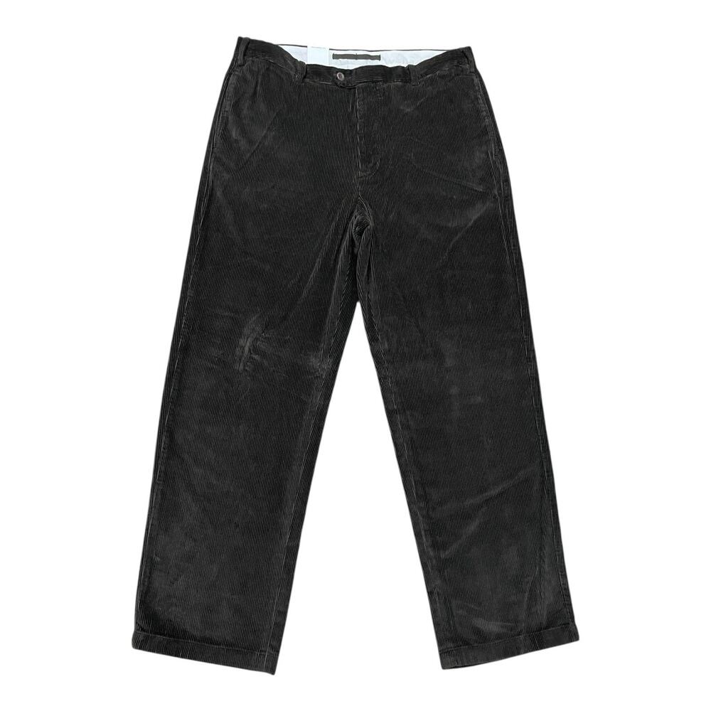 NWT Nautica Clipper Corduroy Men’s 38 W X 34L Dress Pants Casual Relax Fit Flat - Picture 4 of 10
